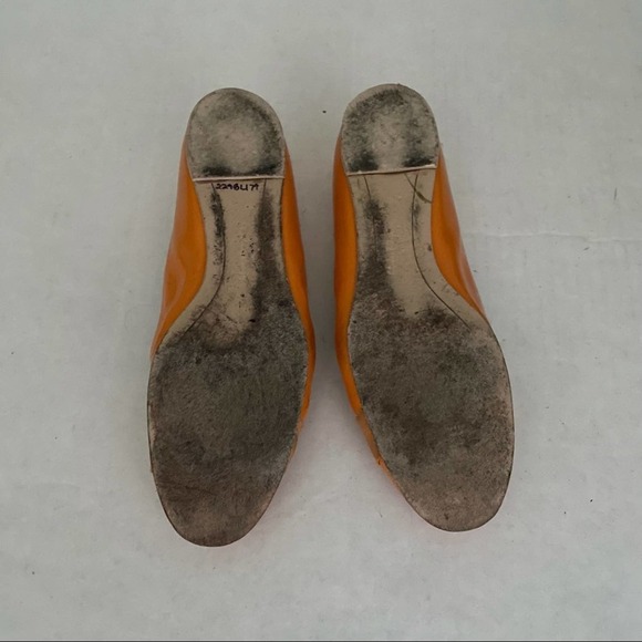 Ferragamo Varina Flat Apricot Patent Leather - Picture 14 of 15